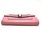BVLGARI Serpenti Bi-fold wallet, leather accessories Folded wallet Leather pink Used