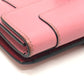 BVLGARI Serpenti Bi-fold wallet, leather accessories Folded wallet Leather pink Used