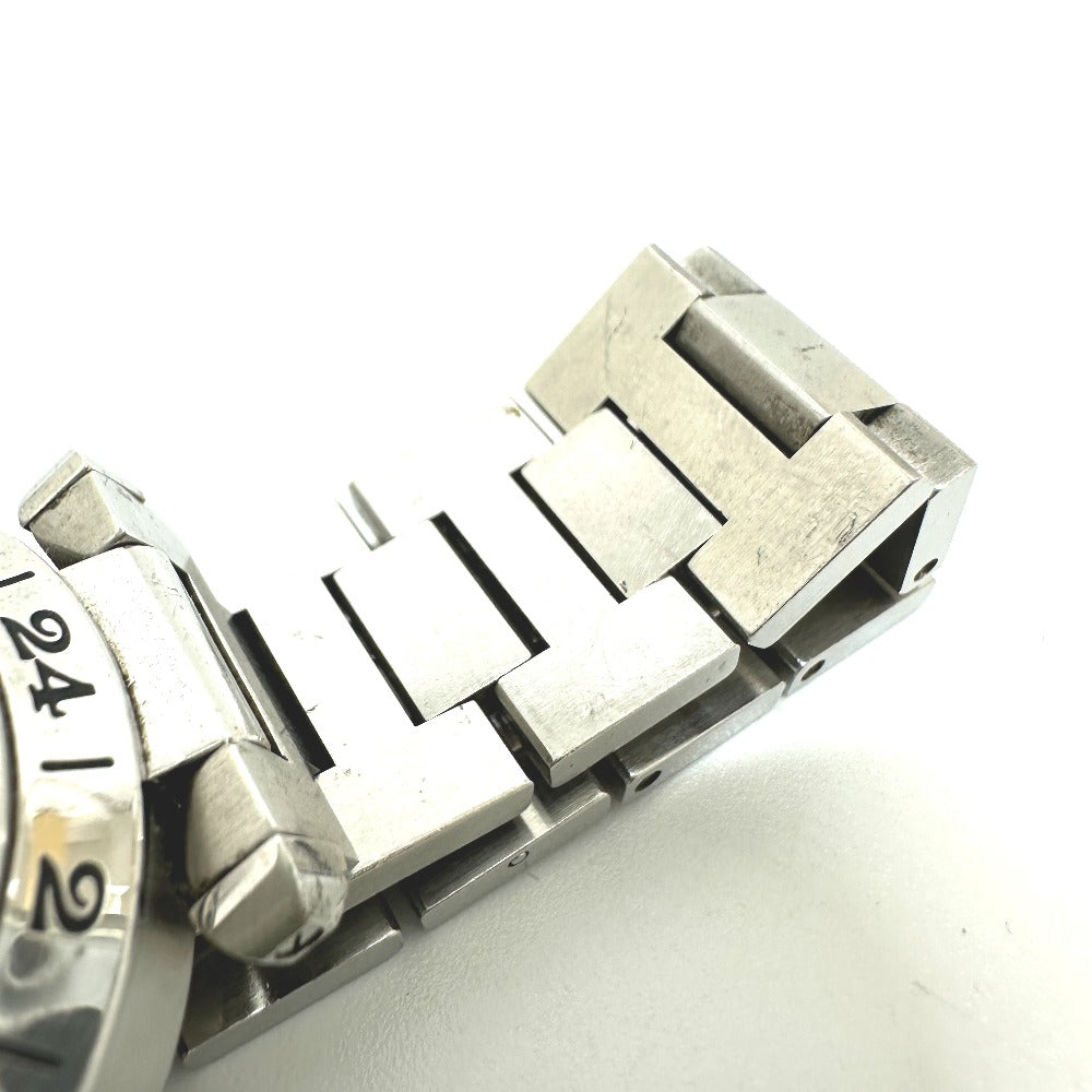 CARTIER W31049M7 パシャC メリディアン ビッグデイト 自動巻き 腕時計 SS レディース シルバー