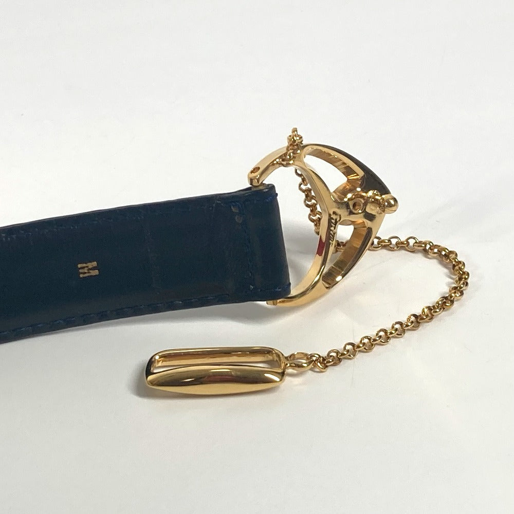 CARTIER サファイアライン アクセサリー ベルト レザー レディース ダークネイビー系 - brandshop-reference