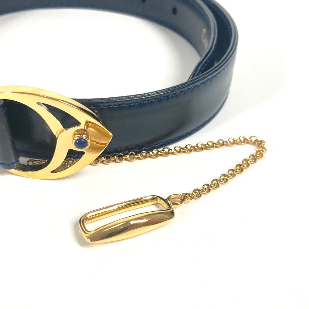 CARTIER サファイアライン アクセサリー ベルト レザー レディース ダークネイビー系 - brandshop-reference