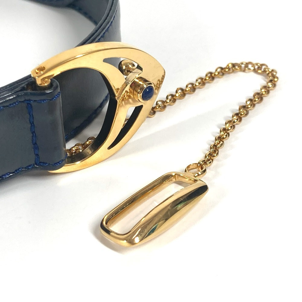 CARTIER サファイアライン アクセサリー ベルト レザー レディース ダークネイビー系 - brandshop-reference