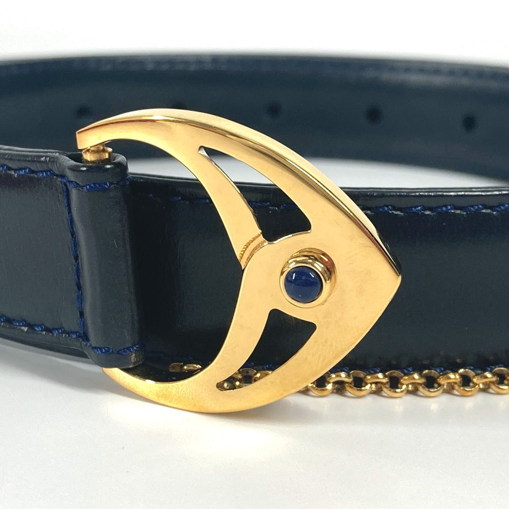 CARTIER サファイアライン アクセサリー ベルト レザー レディース ダークネイビー系 - brandshop-reference