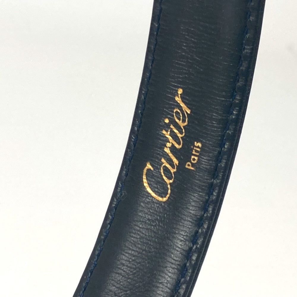 CARTIER サファイアライン アクセサリー ベルト レザー レディース ダークネイビー系 - brandshop-reference