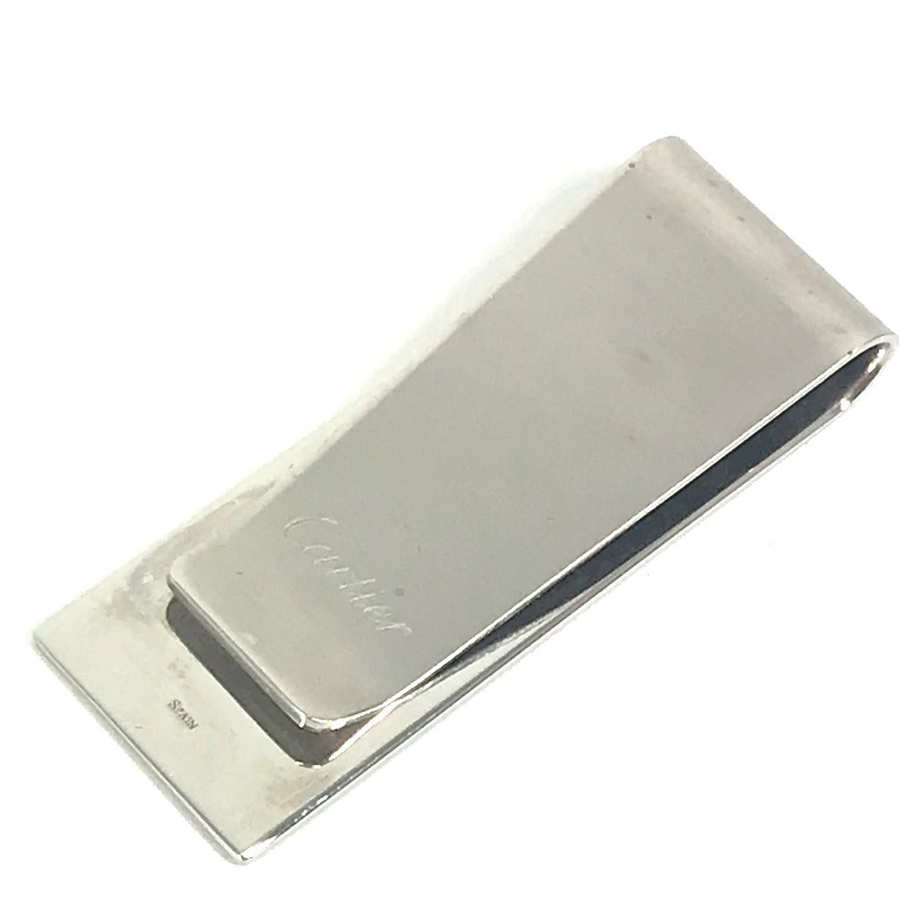 CARTIER ロゴ 財布 マネークリップ SS ユニセックス シルバー - brandshop-reference