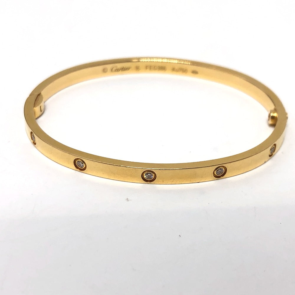 CARTIER New Love Bracelet Small, 10-Diamond Full Pave Bangle, Accessories, Jewelry, Bracelet, K18YG, Women's, Gold