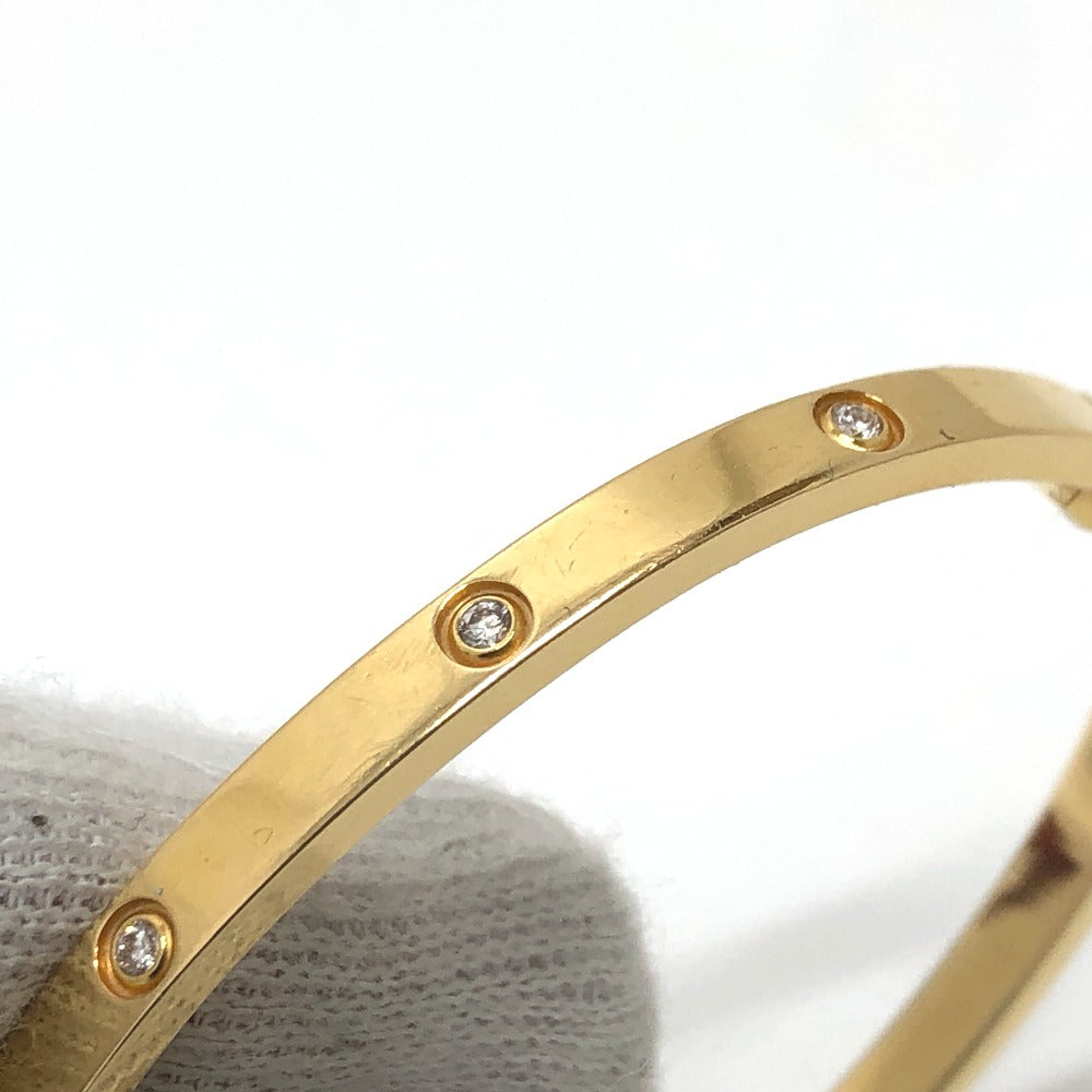 CARTIER New Love Bracelet Small, 10-Diamond Full Pave Bangle, Accessories, Jewelry, Bracelet, K18YG, Women's, Gold