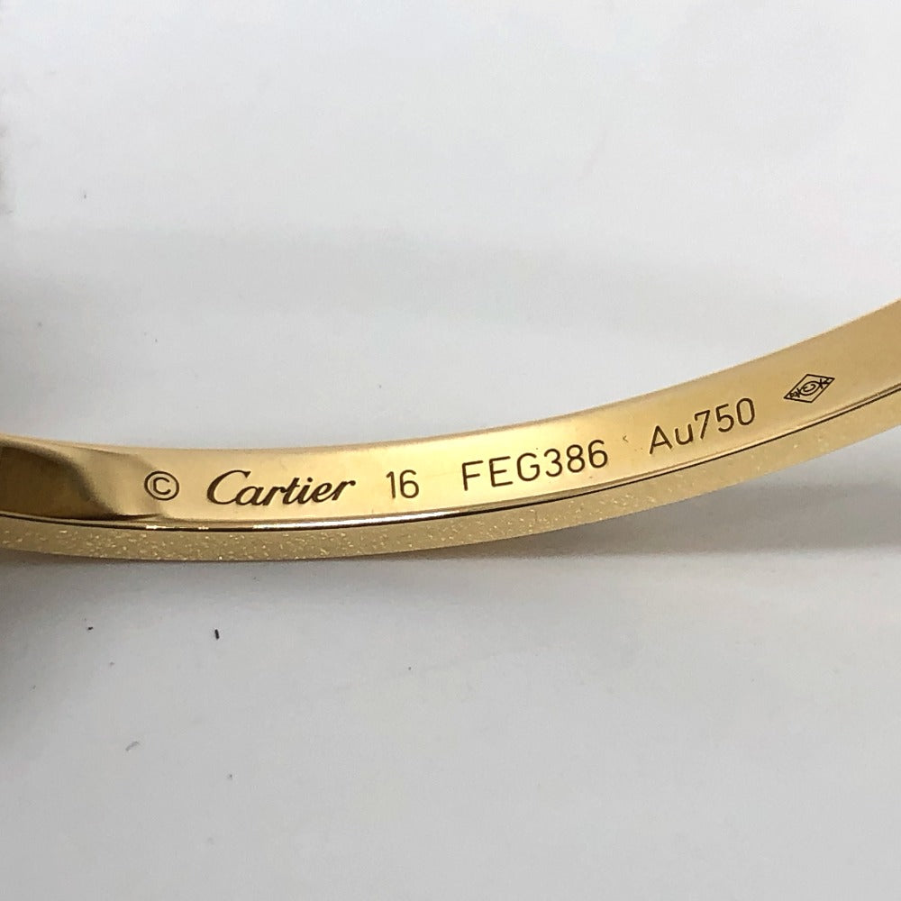 CARTIER New Love Bracelet Small, 10-Diamond Full Pave Bangle, Accessories, Jewelry, Bracelet, K18YG, Women's, Gold