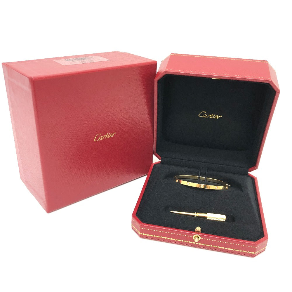 CARTIER New Love Bracelet Small, 10-Diamond Full Pave Bangle, Accessories, Jewelry, Bracelet, K18YG, Women's, Gold