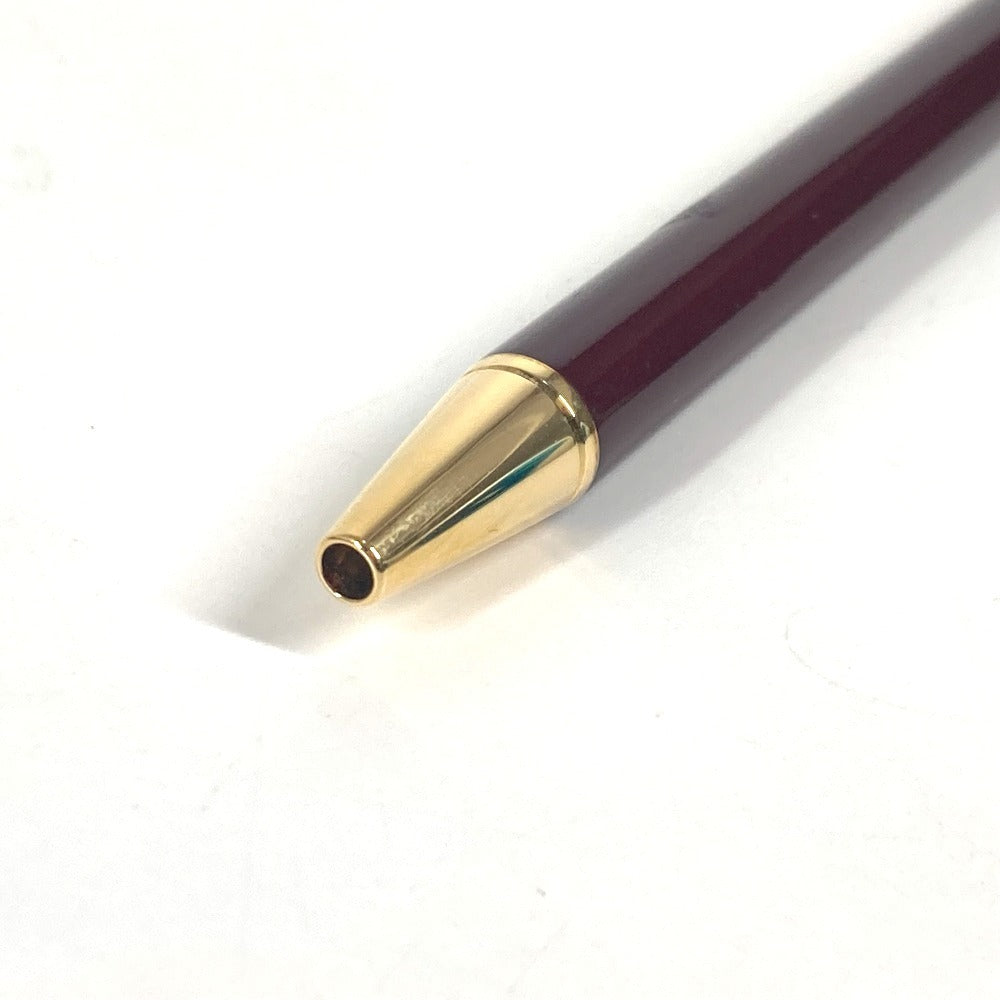 CARTIER OP000143 Santos de Cartier Logo Stationery Ballpoint Pen Metal Unisex Wine Red