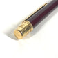 CARTIER OP000143 Santos de Cartier Logo Stationery Ballpoint Pen Metal Unisex Wine Red
