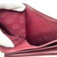 CARTIER Mustline Wallet Bifold Wallet Leather Women's Wine Red