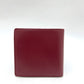 CARTIER Mustline Wallet Bifold Wallet Leather Women's Wine Red