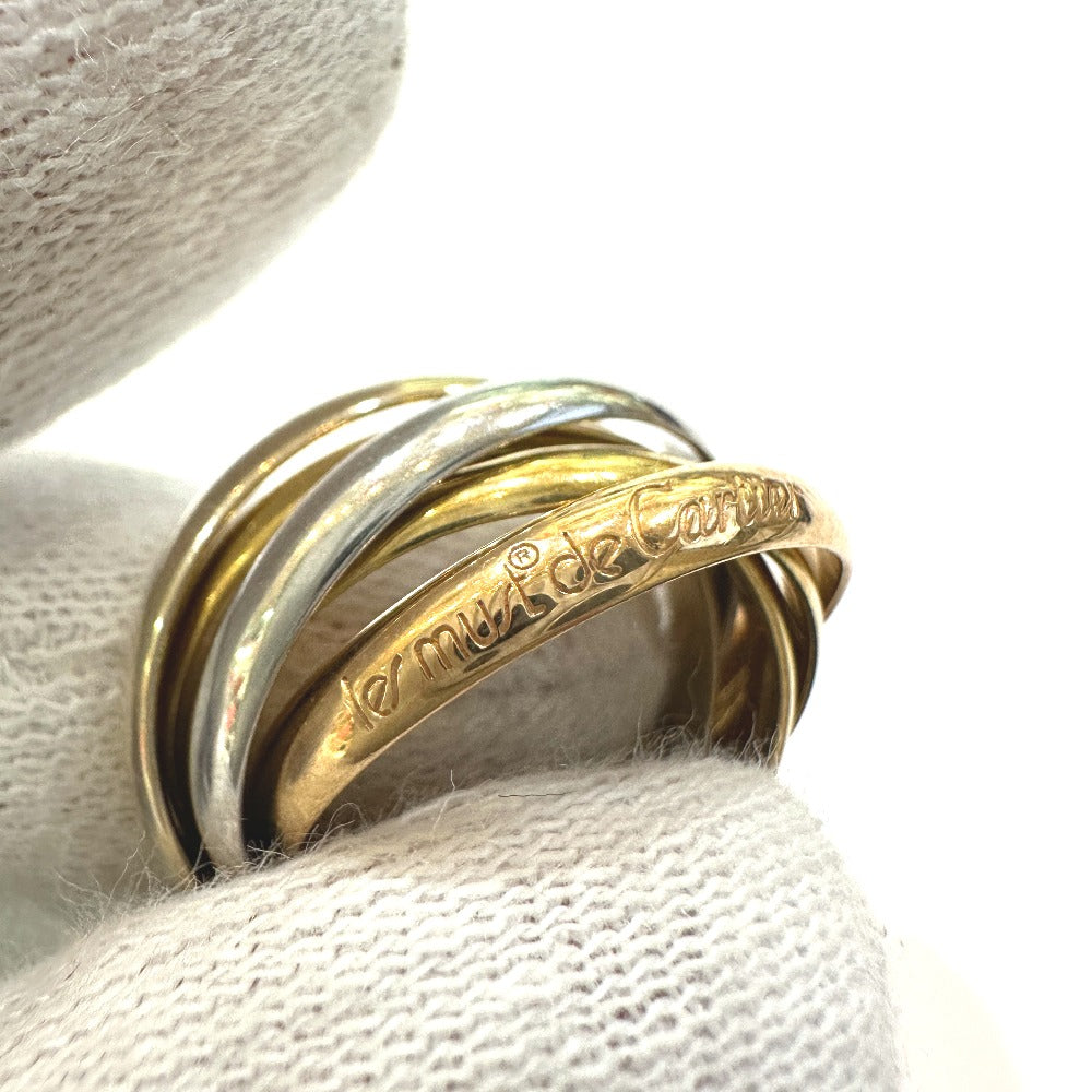 CARTIER K18トリニティ 5連 アクセサリー スリーカラー ゴールド リング・指輪 K18 レディース ゴールド×ピンクゴールド×ホワイトゴールド
