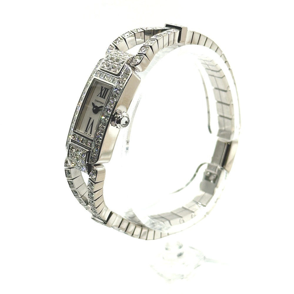 CARTIER コルドンドゥ 金無垢 クオーツ 腕時計 K18WG レディース ホワイトゴールド - brandshop-reference