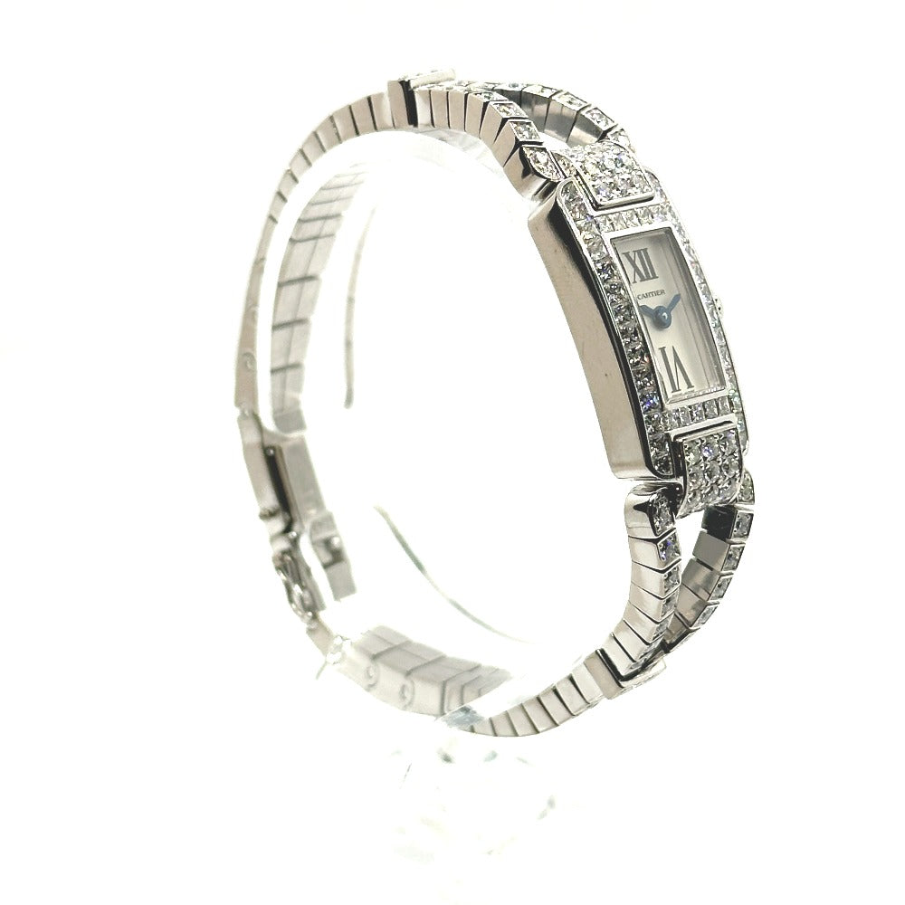 CARTIER コルドンドゥ 金無垢 クオーツ 腕時計 K18WG レディース ホワイトゴールド - brandshop-reference