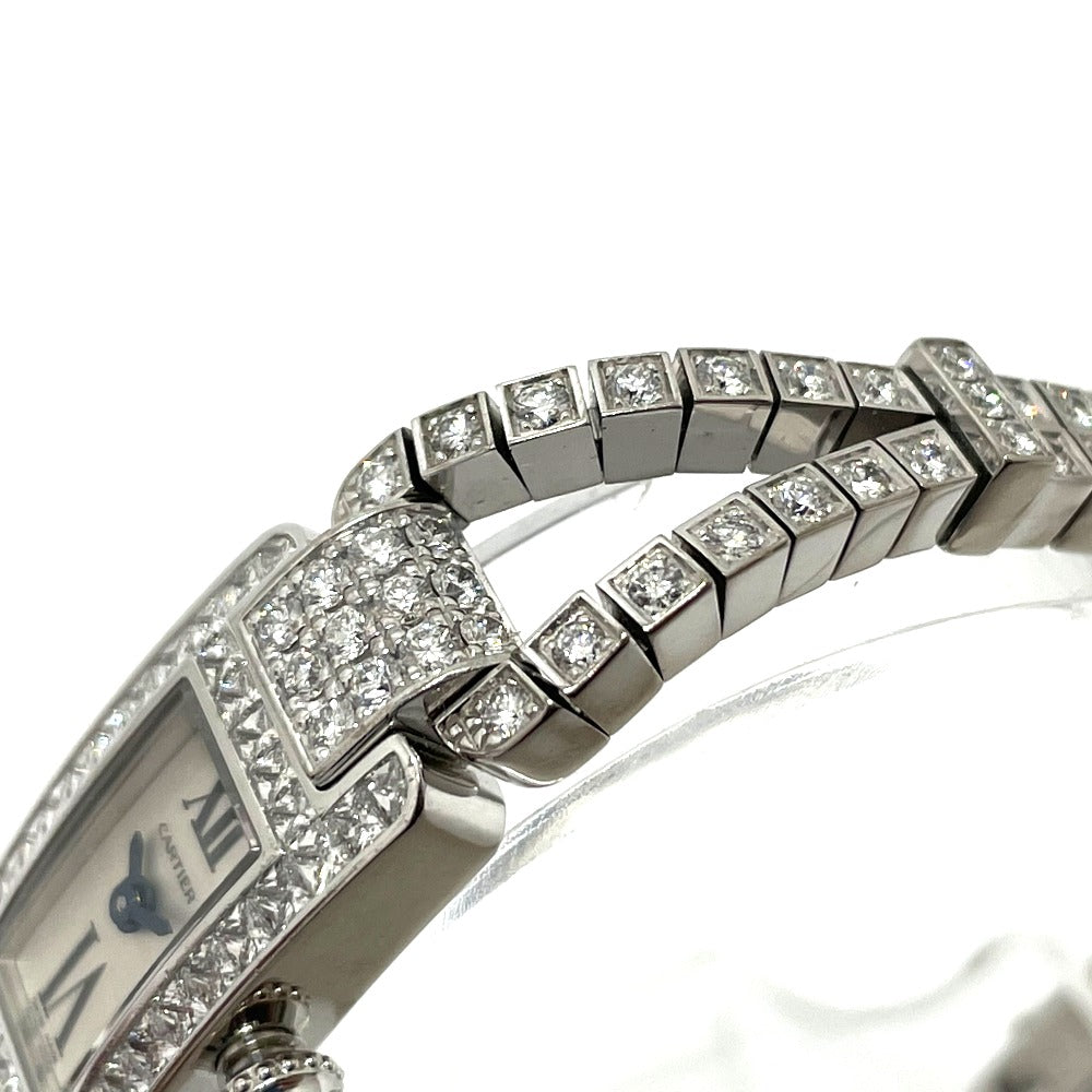 CARTIER コルドンドゥ 金無垢 クオーツ 腕時計 K18WG レディース ホワイトゴールド - brandshop-reference