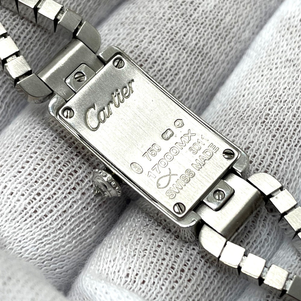 CARTIER コルドンドゥ 金無垢 クオーツ 腕時計 K18WG レディース ホワイトゴールド - brandshop-reference