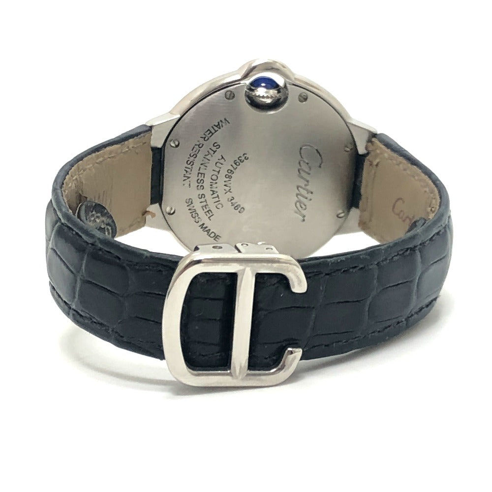 CARTIER W6920085 バロンブルー 33mm 自動巻き ウォッチ 腕時計 SS レディース シルバー