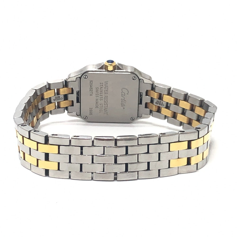 CARTIER W25066Z6 Santos de Moiselle SM Quartz watch combination Wristwatch SS/18K Silver/Gold Used