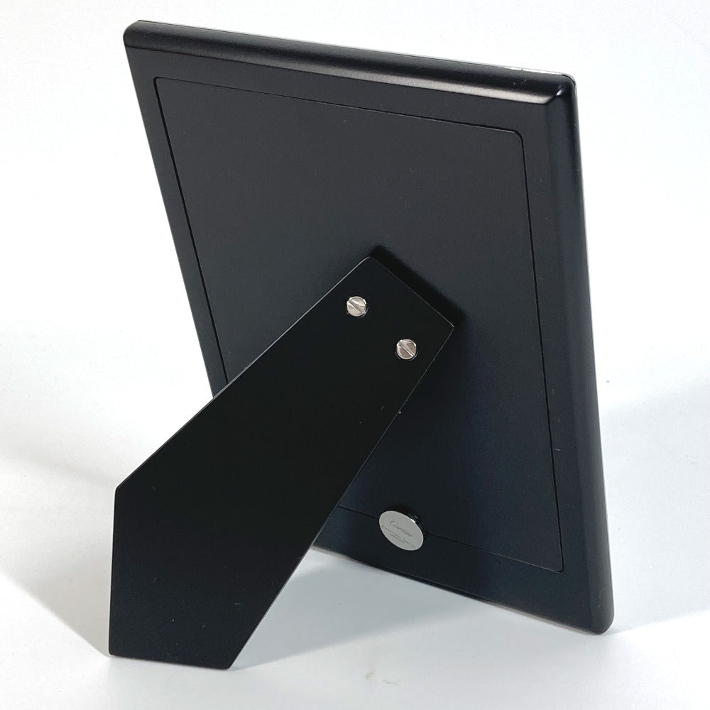 CARTIER ロゴ パンテール 豹 ヒョウ 写真立て フォトスタンド インテリア フォトフレーム メタル ユニセックス シルバー - brandshop-reference