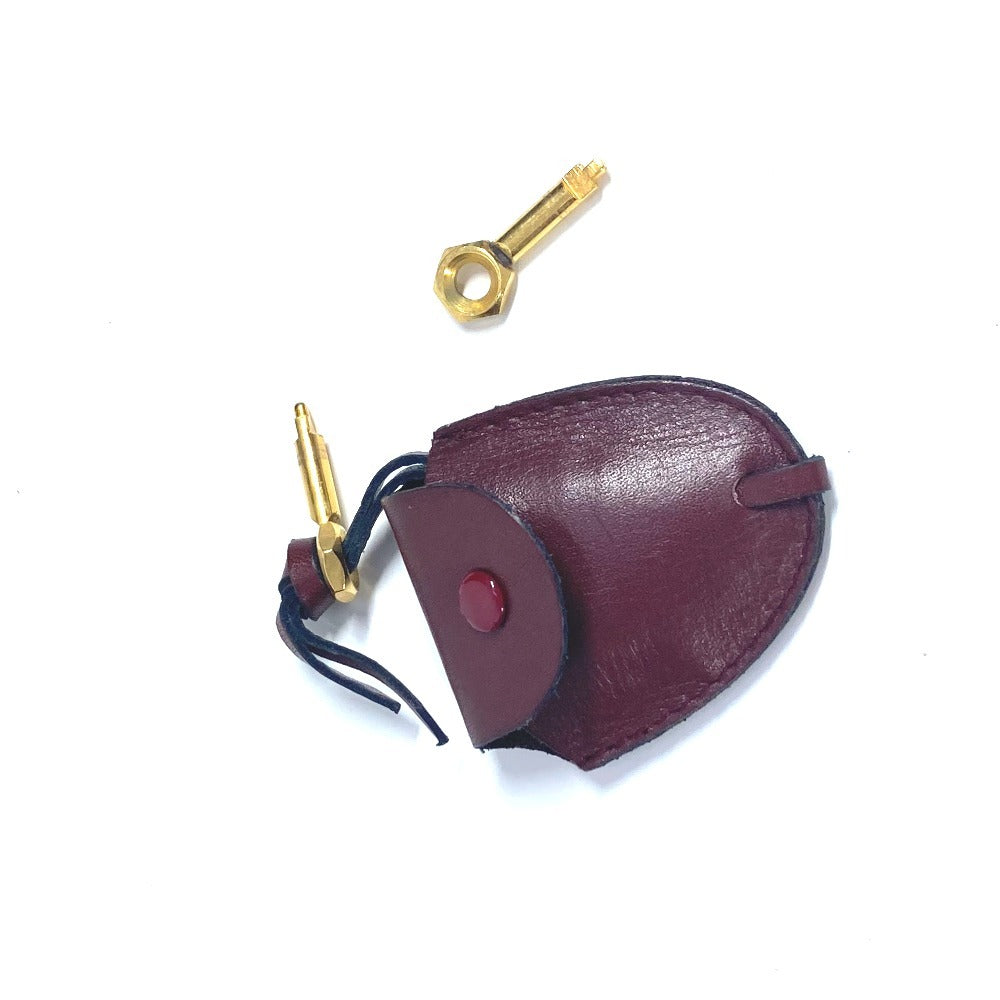 CARTIER マストライン 大 ドクターバッグ ボックス BOX　お医者さんバッグ ハンドバッグ レザー レディース ワインレッド - brandshop-reference