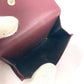 CARTIER Garland de Cartier Wallet Compact Wallet Trifold wallet Leather wine-red Used