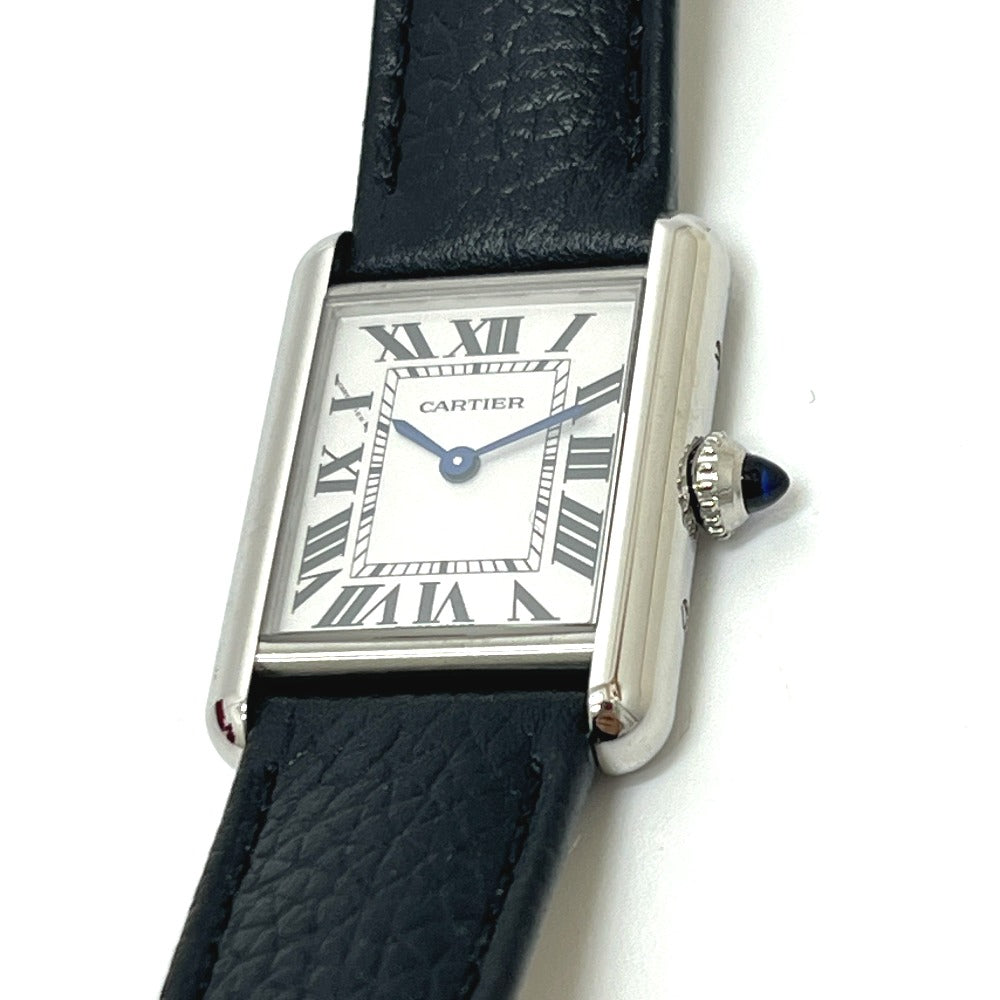 CARTIER WSTA0089 タンク マスト SM ソーラービート ソーラークォーツ 腕時計 SS レディース シルバー