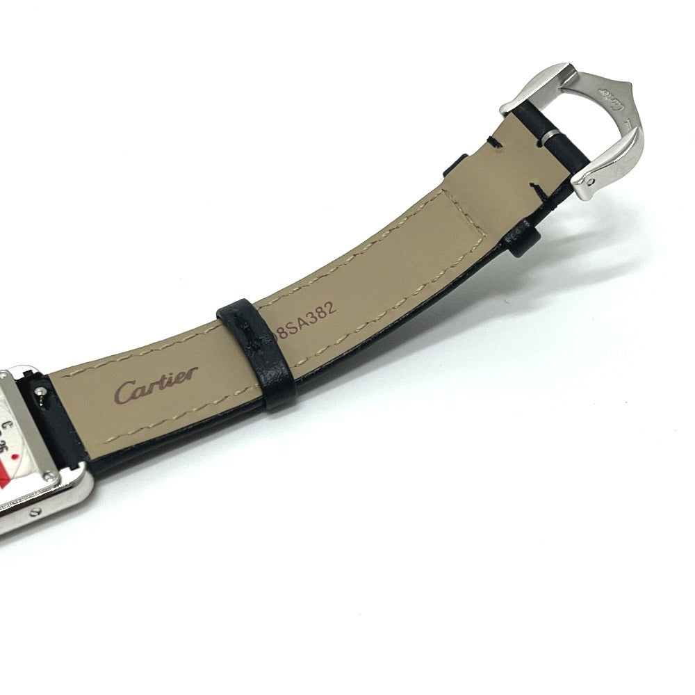 CARTIER WSTA0089 タンク マスト SM ソーラービート ソーラークォーツ 腕時計 SS レディース シルバー