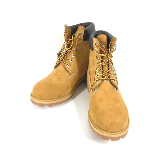 LOUIS VUITTON 1AD750 LV × Timberland ティンバーランド アンクルブーツ 靴 シューズ モノグラム ブーツ メンズ ベージュ - brandshop-reference