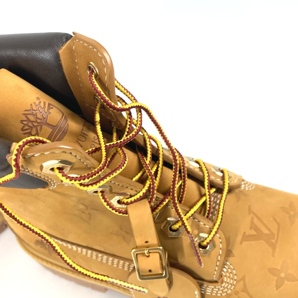 LOUIS VUITTON 1AD750 LV × Timberland ティンバーランド アンクルブーツ 靴 シューズ モノグラム ブーツ メンズ ベージュ - brandshop-reference