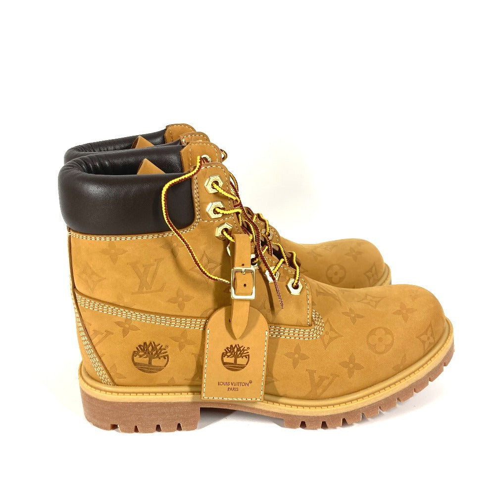 LOUIS VUITTON 1AD750 LV × Timberland ティンバーランド アンクルブーツ 靴 シューズ モノグラム ブーツ メンズ ベージュ - brandshop-reference