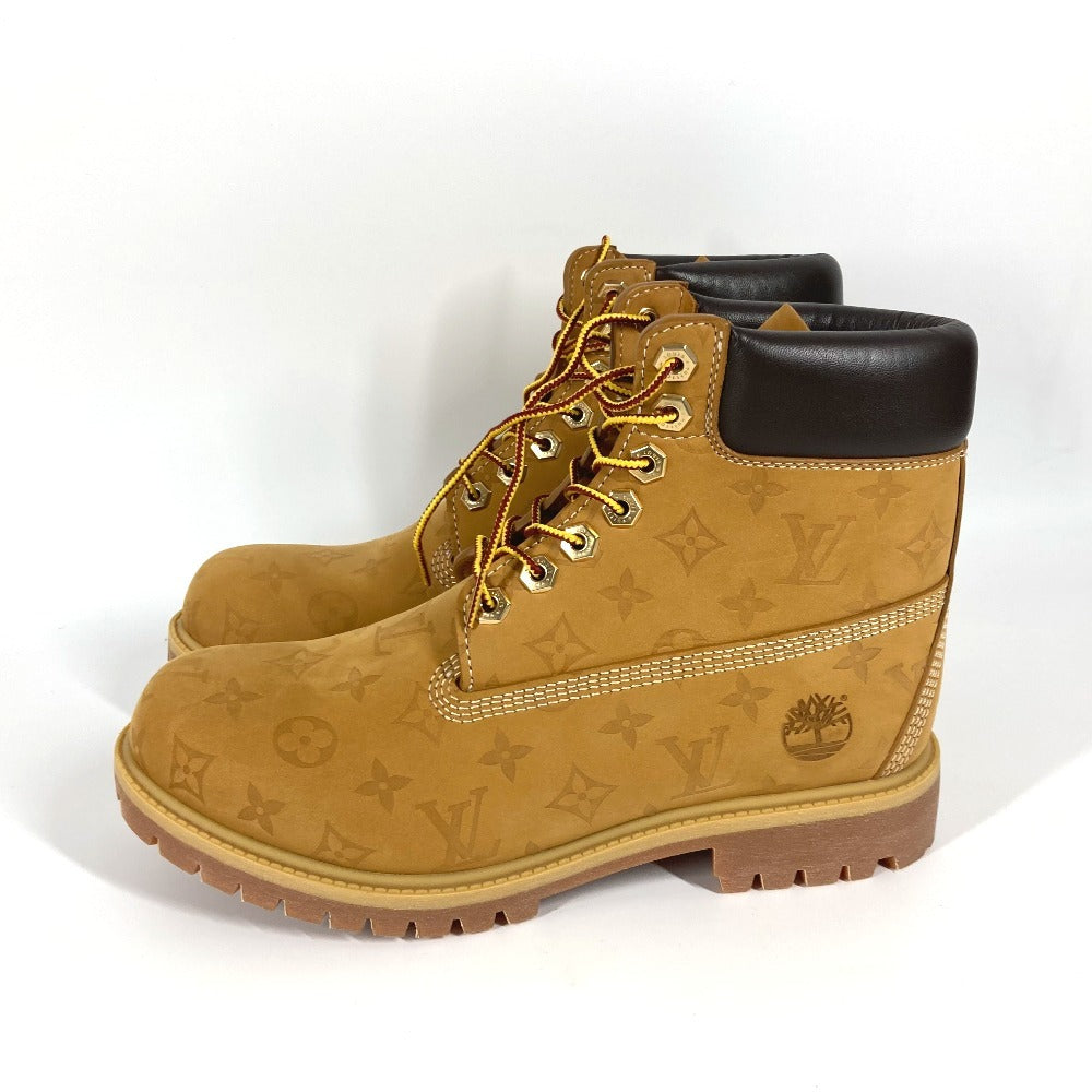 LOUIS VUITTON 1AD750 LV × Timberland ティンバーランド アンクルブーツ 靴 シューズ モノグラム ブーツ メンズ ベージュ - brandshop-reference