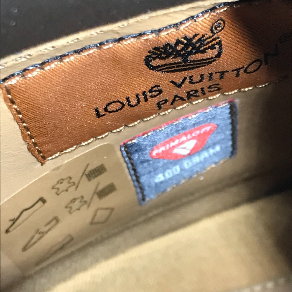 LOUIS VUITTON 1AD750 LV × Timberland ティンバーランド アンクルブーツ 靴 シューズ モノグラム ブーツ メンズ ベージュ