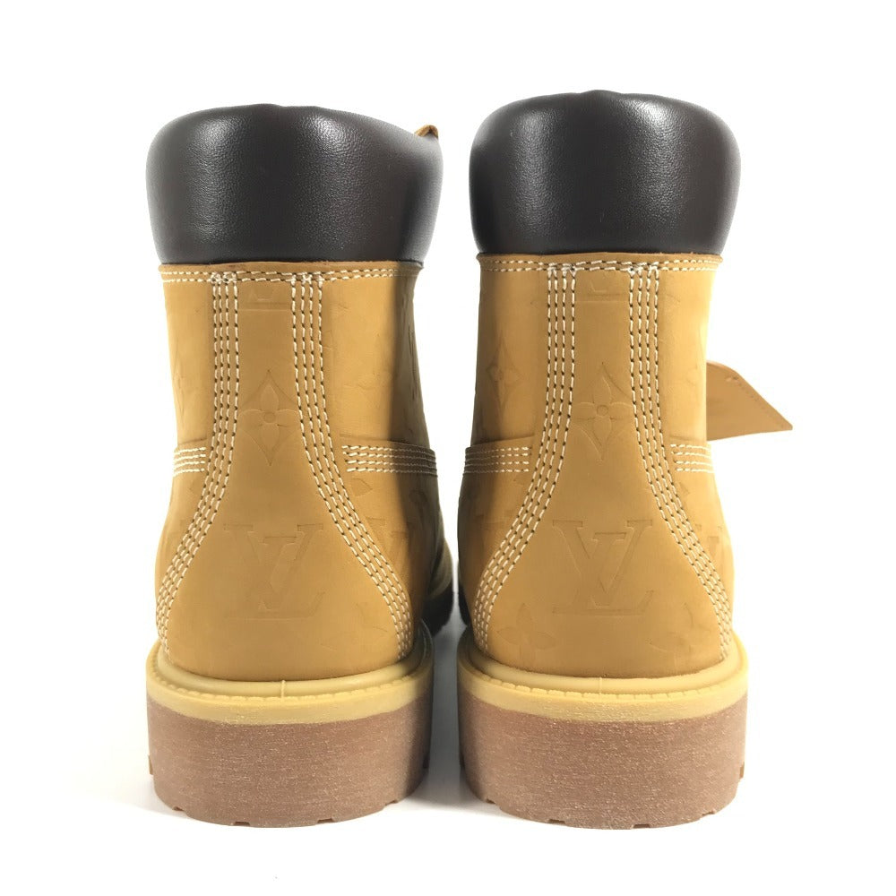 LOUIS VUITTON 1AD750 LV × Timberland ティンバーランド アンクルブーツ 靴 シューズ モノグラム ブーツ メンズ ベージュ