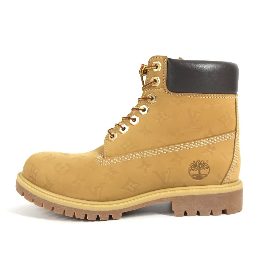 LOUIS VUITTON 1AD750 LV × Timberland ティンバーランド アンクルブーツ 靴 シューズ モノグラム ブーツ メンズ ベージュ