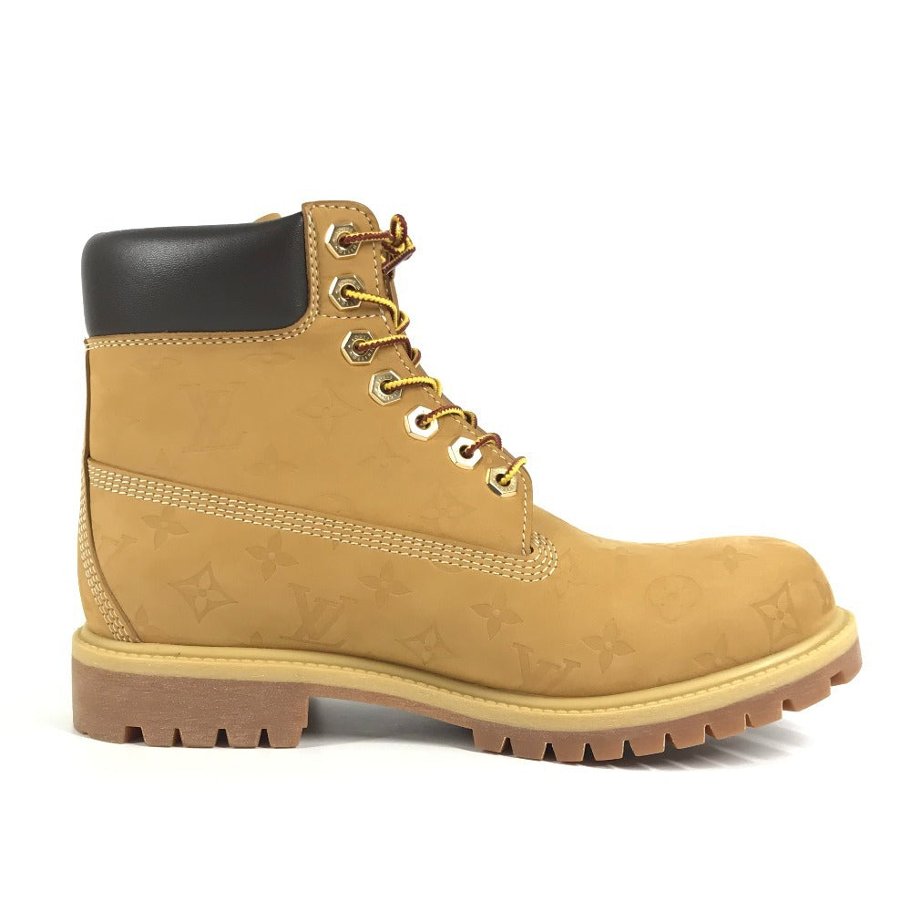 LOUIS VUITTON 1AD750 LV × Timberland ティンバーランド アンクルブーツ 靴 シューズ モノグラム ブーツ メンズ ベージュ