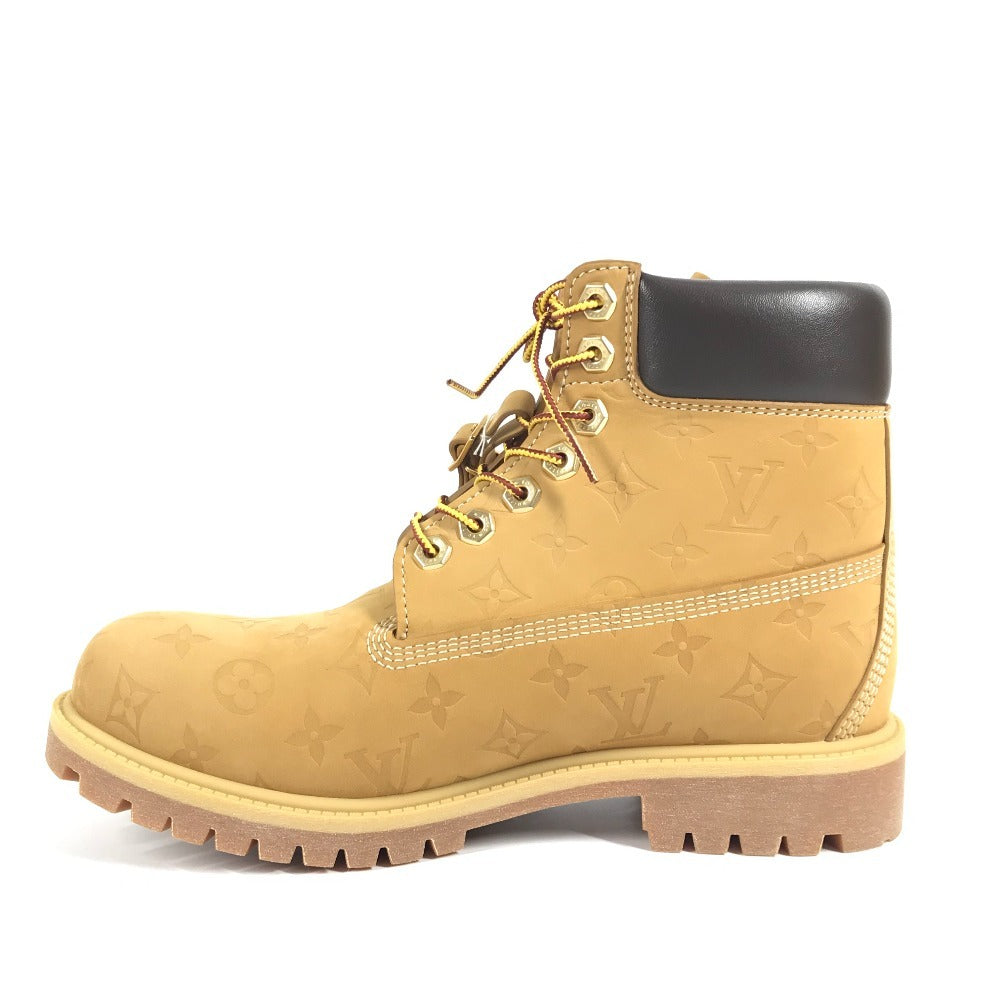 LOUIS VUITTON 1AD750 LV × Timberland ティンバーランド アンクルブーツ 靴 シューズ モノグラム ブーツ メンズ ベージュ