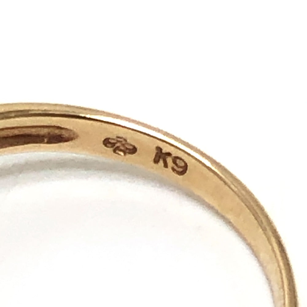 jewelry Ｋ9 D0.04ct アクセサリー ダイヤモンド V字 イエローゴールド リング・指輪 K9 レディース ゴールド