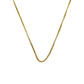 jewelry K18 金 18K K18YG 二面喜平 チェーンネックレス アクセサリー ジュエリー ネックレス K18 レディース ゴールド