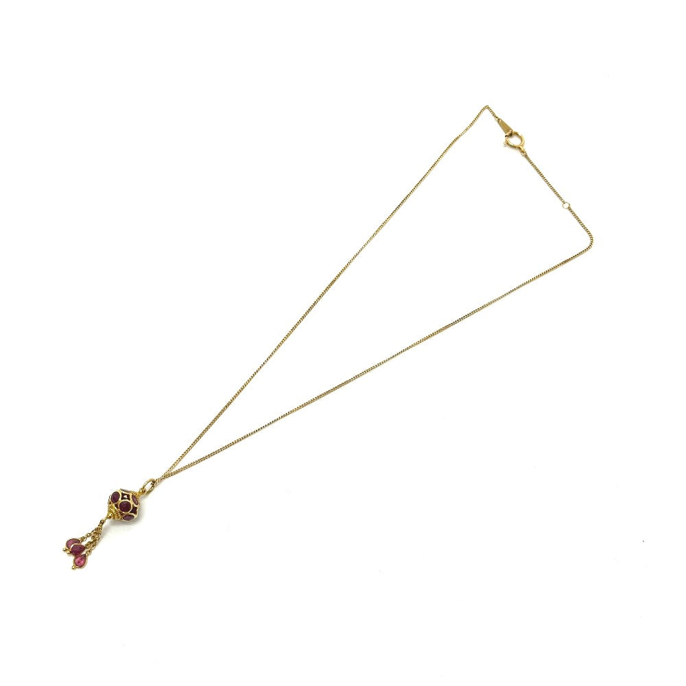 jewelry K18 金 18K K18YG アメジスト ボール デザイン チェーンネックレス アクセサリー ジュエリー ネックレス K18 レディース ゴールド