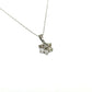 jewelry Pt850　1.03ct フラワーモチーフ アクセサリー ネックレス レディース シルバー - brandshop-reference