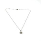 jewelry Pt850　1.03ct フラワーモチーフ アクセサリー ネックレス レディース シルバー - brandshop-reference