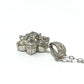jewelry Pt850　1.03ct フラワーモチーフ アクセサリー ネックレス レディース シルバー - brandshop-reference