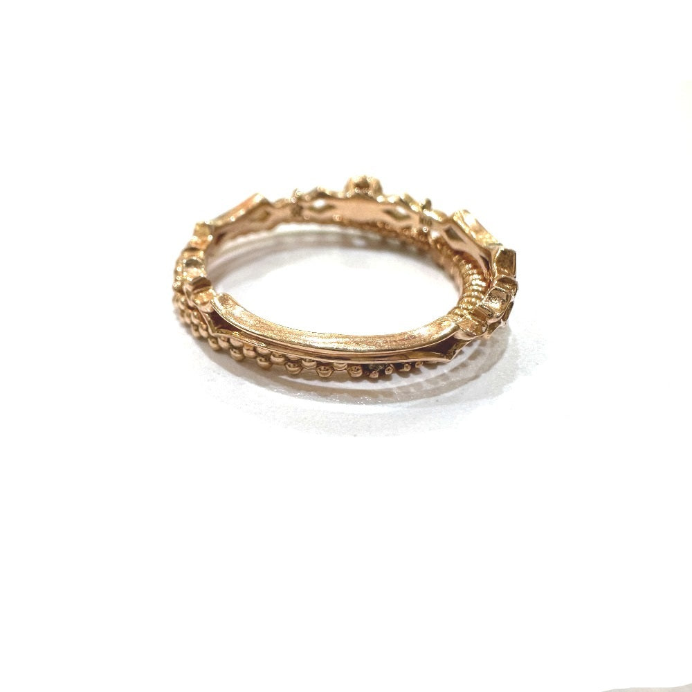 jewelry K10PG デザイン アクセサリー ダイヤ 2連 リング・指輪 K10PG レディース ゴールド