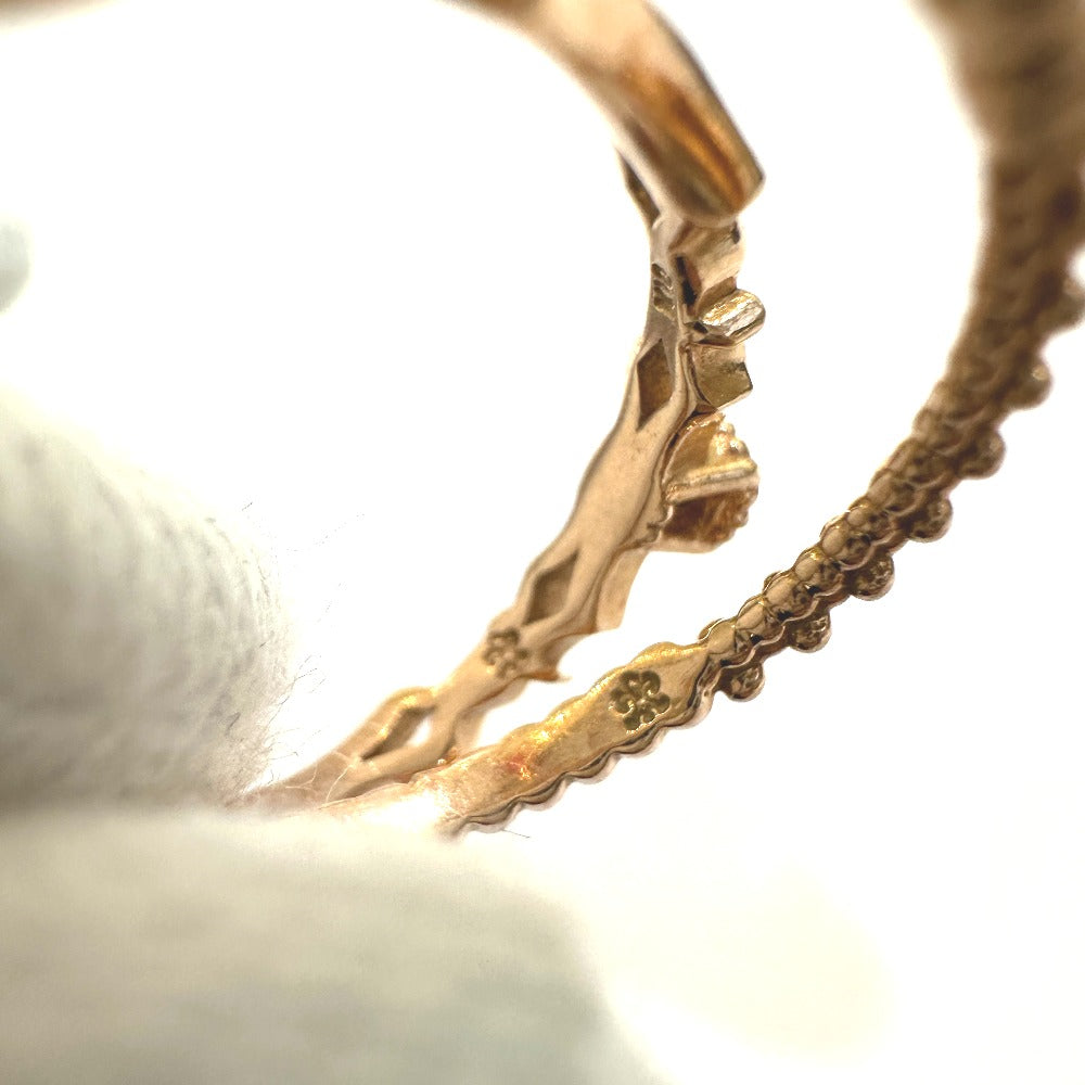 jewelry K10PG デザイン アクセサリー ダイヤ 2連 リング・指輪 K10PG レディース ゴールド