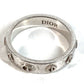 Dior Silver 925 SV925 Logo Accessory Jewelry Ring AG925 Men's Silver