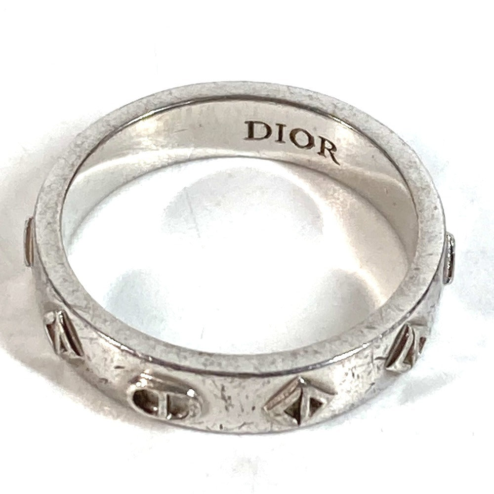 Dior Silver 925 SV925 Logo Accessory Jewelry Ring AG925 Men's Silver