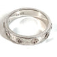 Dior Silver 925 SV925 Logo Accessory Jewelry Ring AG925 Men's Silver