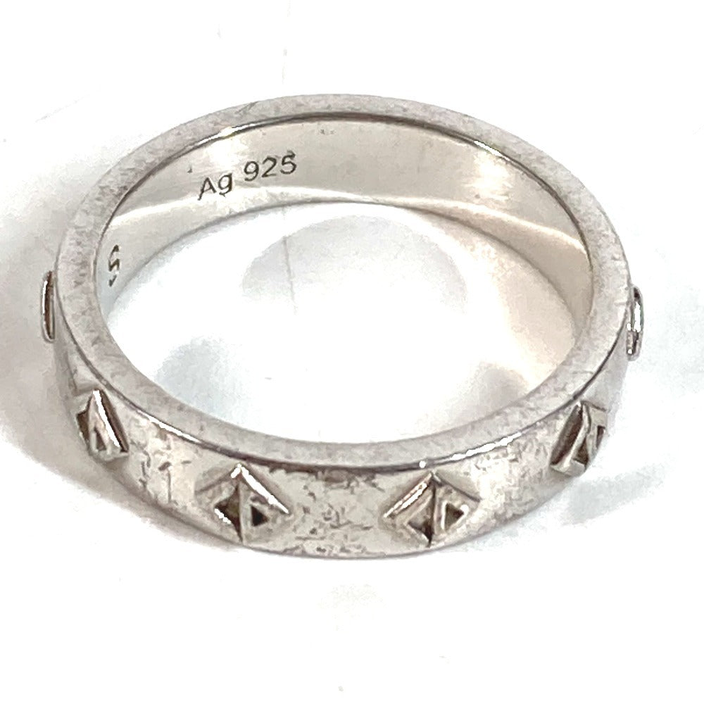 Dior Silver 925 SV925 Logo Accessory Jewelry Ring AG925 Men's Silver